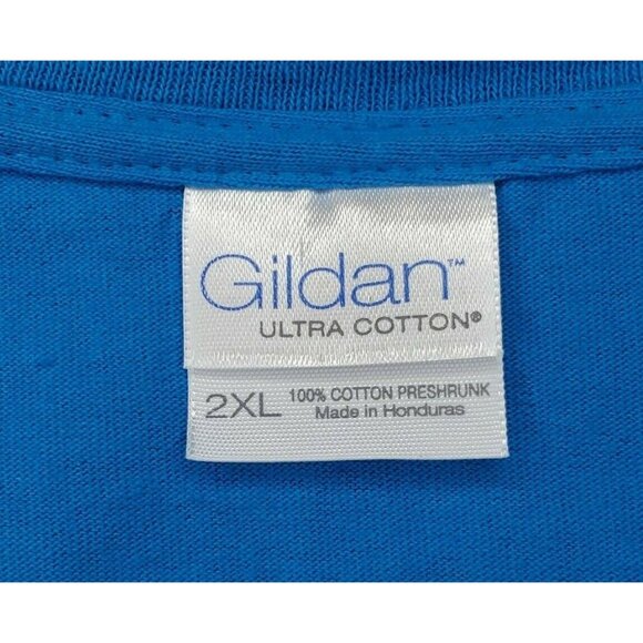 Gildan Ultra Cotton 2XL Women's Long Sleeve Blue Shirt – Jam’n Java 594 Mass Ave - Picture 9 of 12